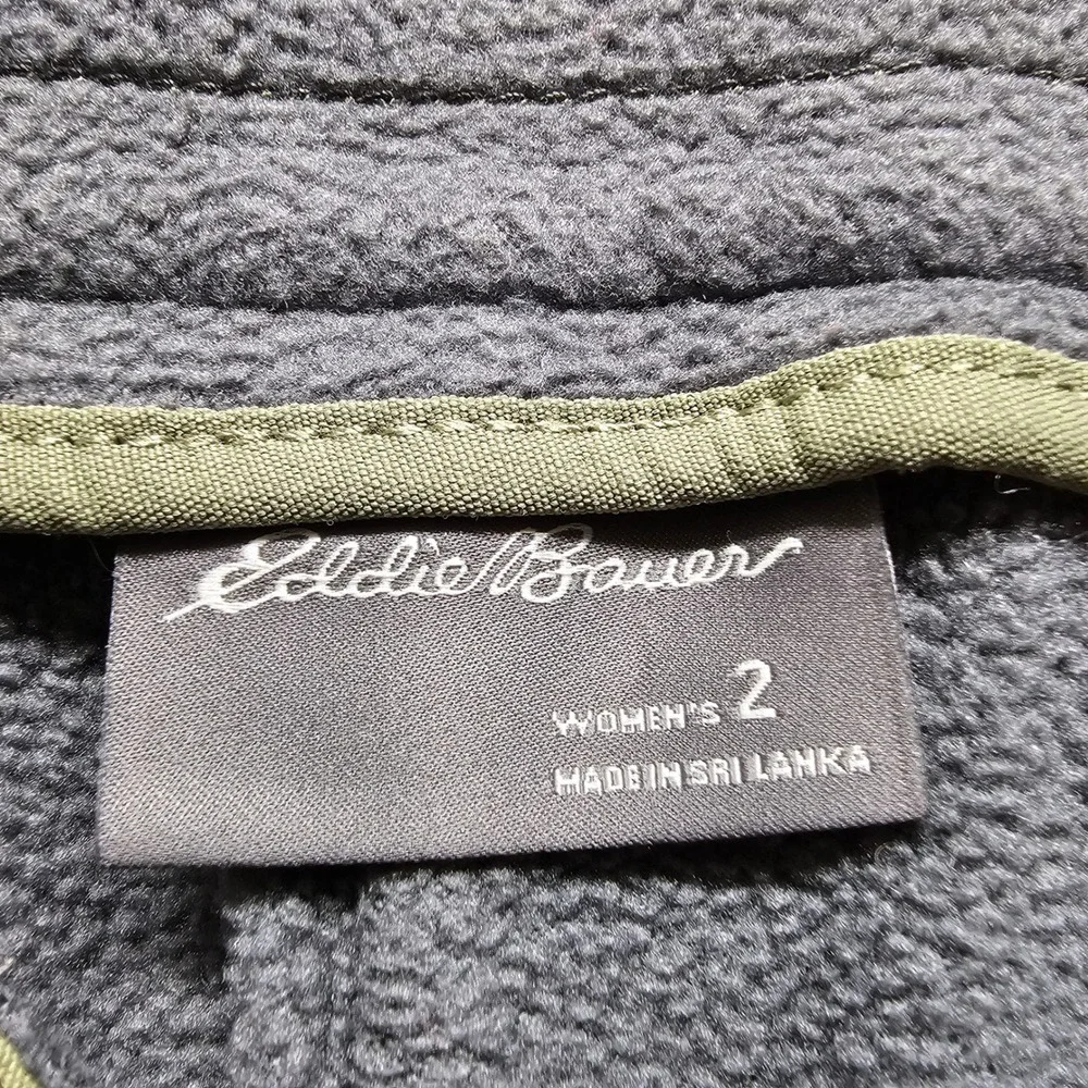 Eddie Bauer First Ascent Guide Pants Womens 2 Olive Green Fleece Lined Hiking